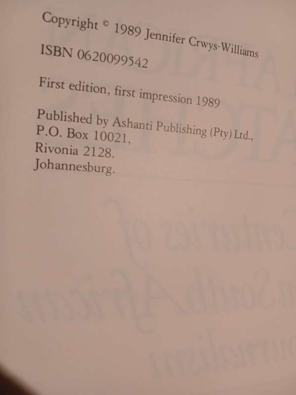 South African Despatches, Two Centuries of the Best in South African Journalism, First Edition