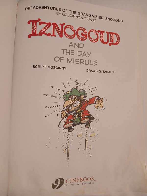 Iznogoud and the Day of Misrule by Goscinny and Tabary, 2009