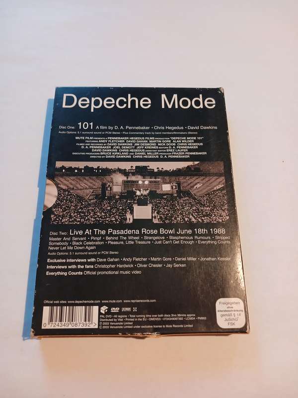 Depeche Mode, 101, 2 x DVD