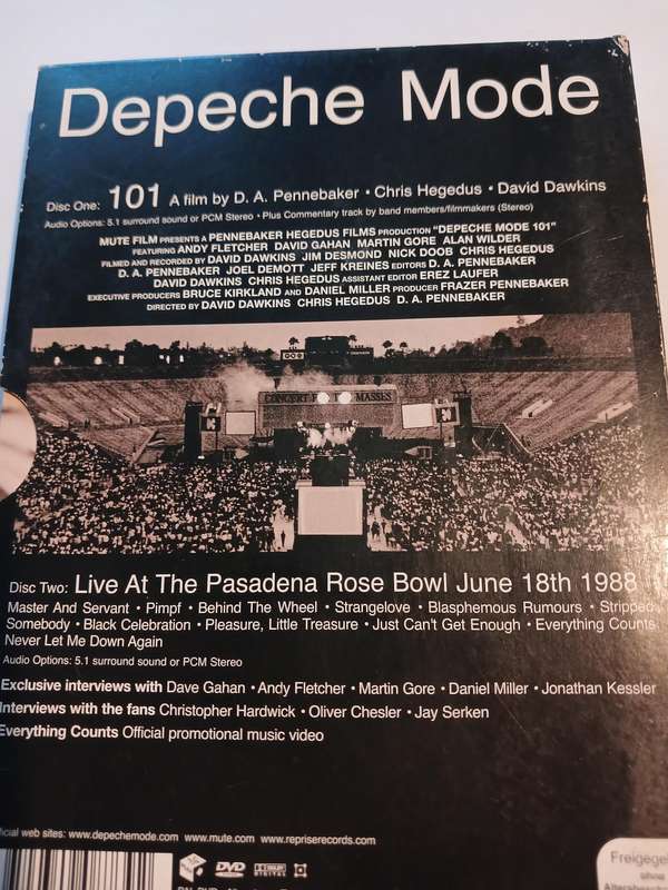 Depeche Mode, 101, 2 x DVD