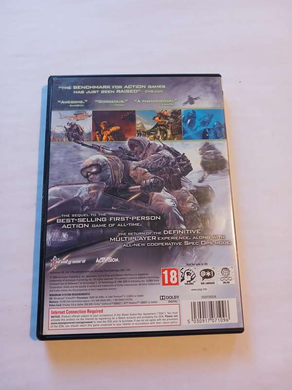 Call of Duty, Modern Warefare 2 PC DVD