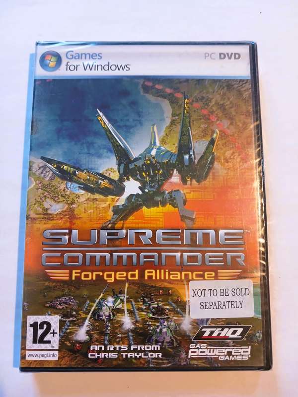 Supreme Commander, Forged Alliance PC DVD, New