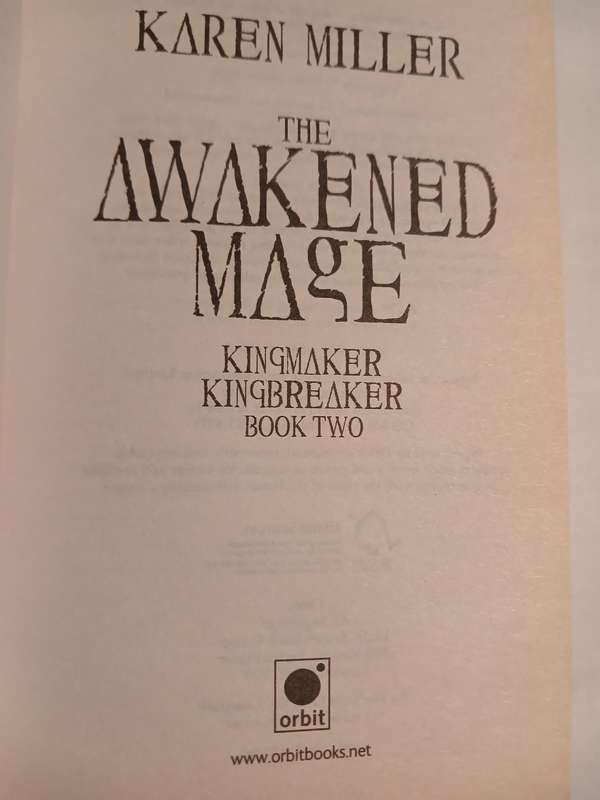 The Awakened Mage, Kingmaker Kingbreaker Book Two by Karen Miller