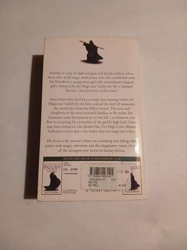 The Novice, The Black Magician Trilogy Book Two by Trudi Canavan