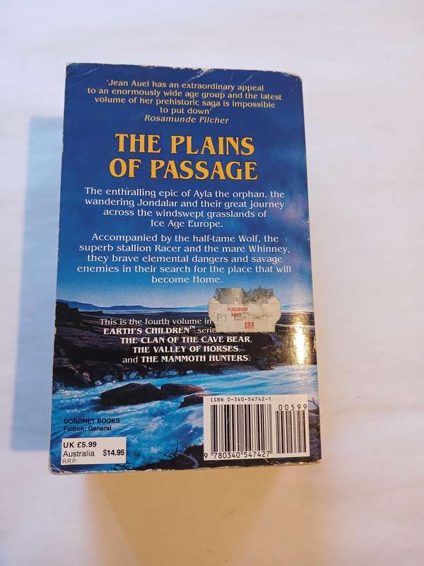 The Plains of Passage by Jean M. Auel