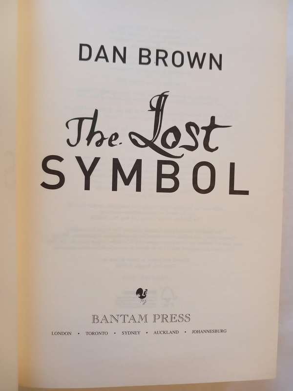 The Lost Symbol by Dan Brown, Hardcover, First Edition