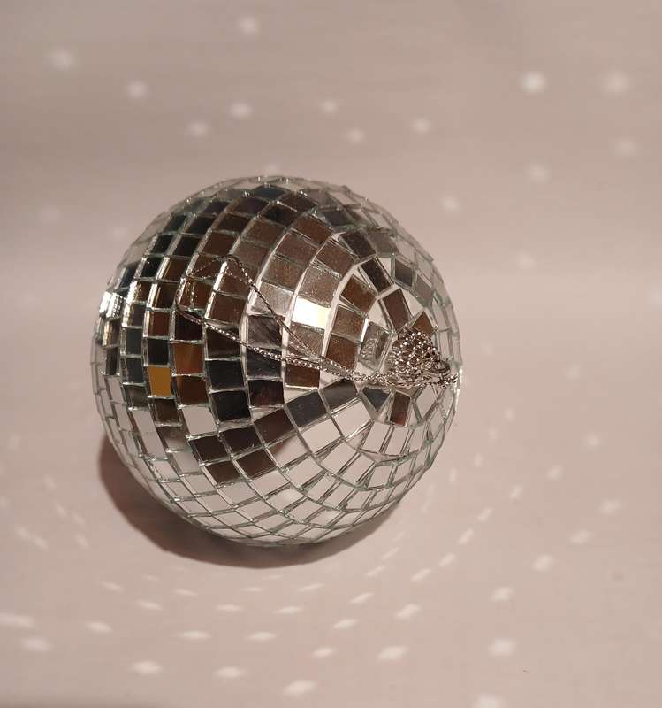 Mini Mirror Disco Ball, D - 12cm
