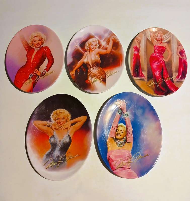 Marilyn Monroe, 5 x Wallplates