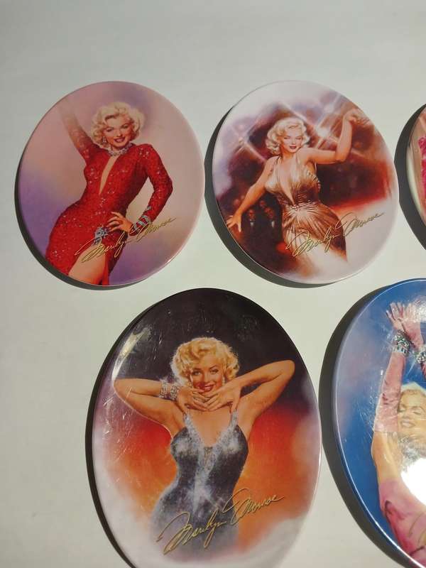 Marilyn Monroe, 5 x Wallplates