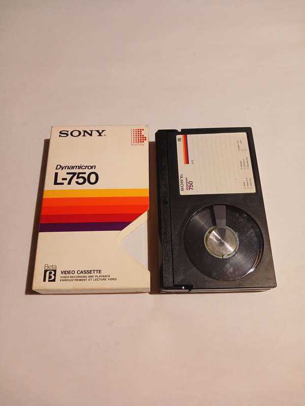 Beta Video Cassette, Sony L-750