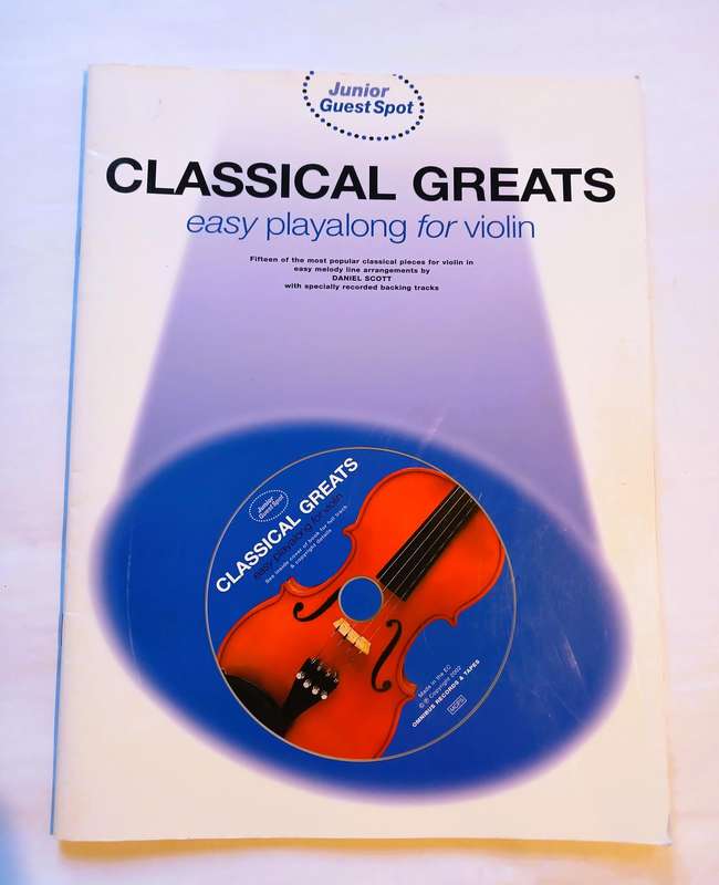 Classical Greats, Easy Playing for Violin, Sheet Music