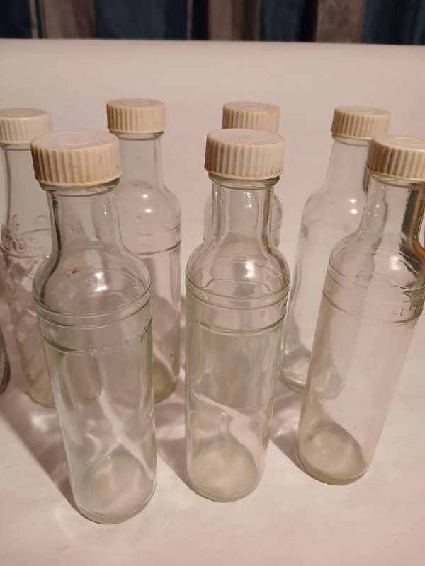 Vintage Soda Stream Bottles x 8