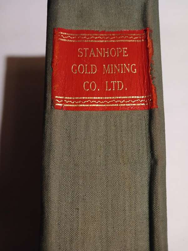 Stanhope Gold Mining Company Directors' Minutes 1957-1962