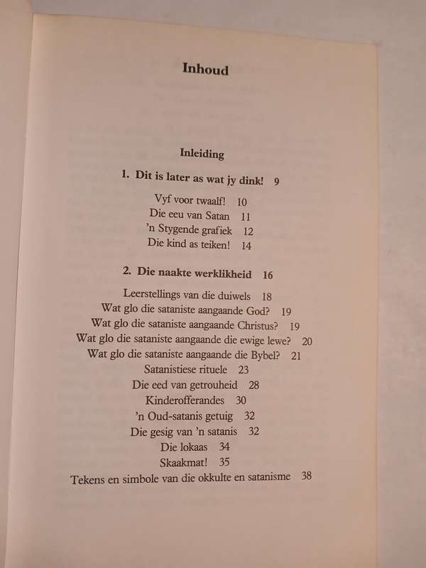 Magte van die Duisternis, Oor Satanisme in die RSA by Evard Huisamen