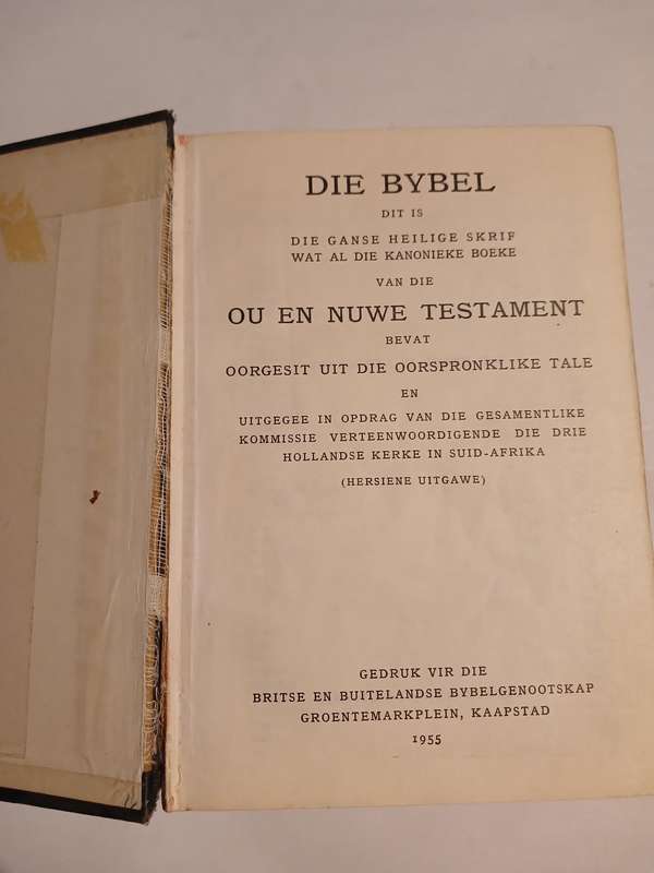 Die Bybel, Ou en Nuwe Testament, 1955