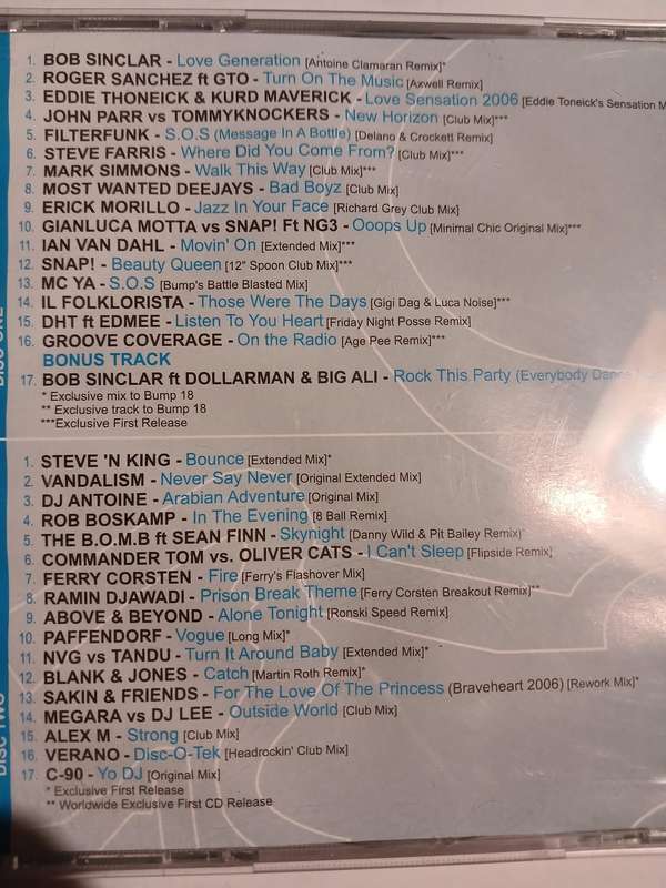 Bump 18, 2 x CD