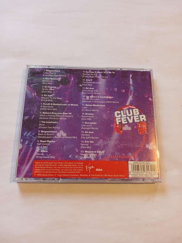 Club Fever, 20 Banging Dancefloor Anthems CD