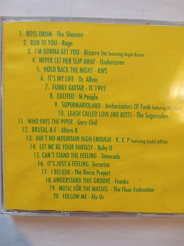 Energy Rush II, 20 Buzzin' Tracks CD, UK & Ireland