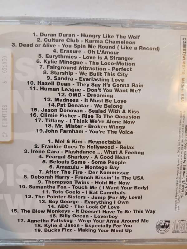 The Best Eighties Album in the World...Ever, 2 x CD