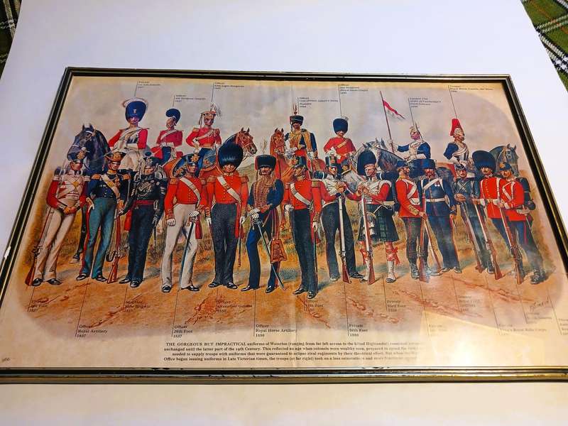 Military Uniforms, Uniforms of Waterloo, Framed