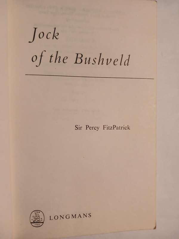 Jock of the Bushveld by Sir Percy Fitzpatrick, 1967