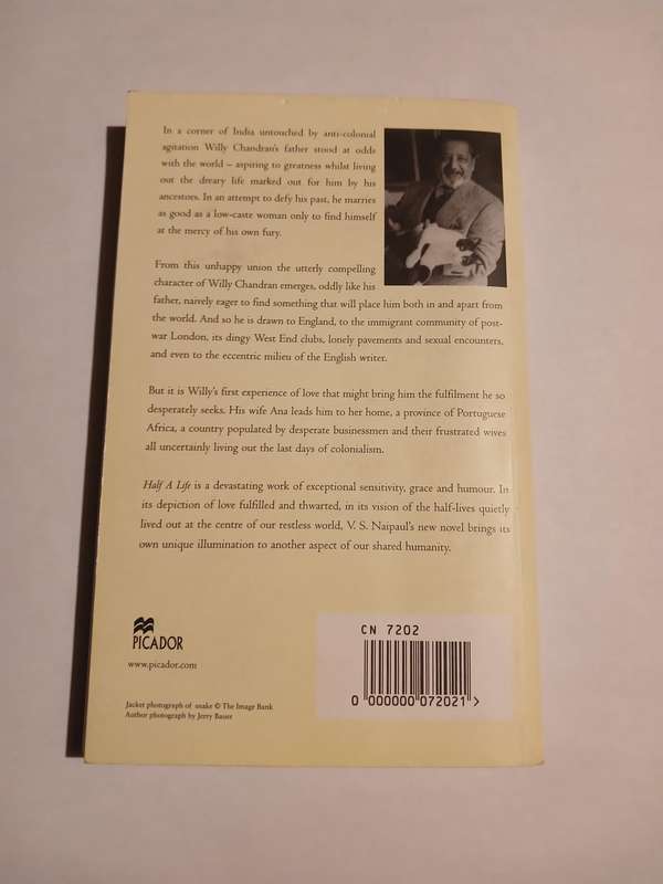 Half A Life by V.S. Naipaul