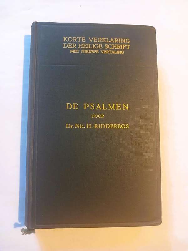 De Psalmen door Nic. H. Ridderbos, Eerste Deel, Hardcover 1962