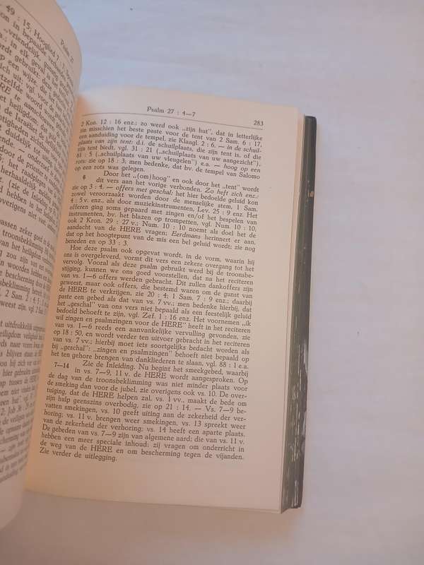 De Psalmen door Nic. H. Ridderbos, Eerste Deel, Hardcover 1962