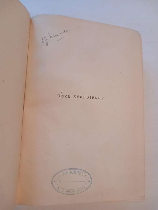 Onze Eeredienste door Dr. A. Kuyper, Hardcover 1911
