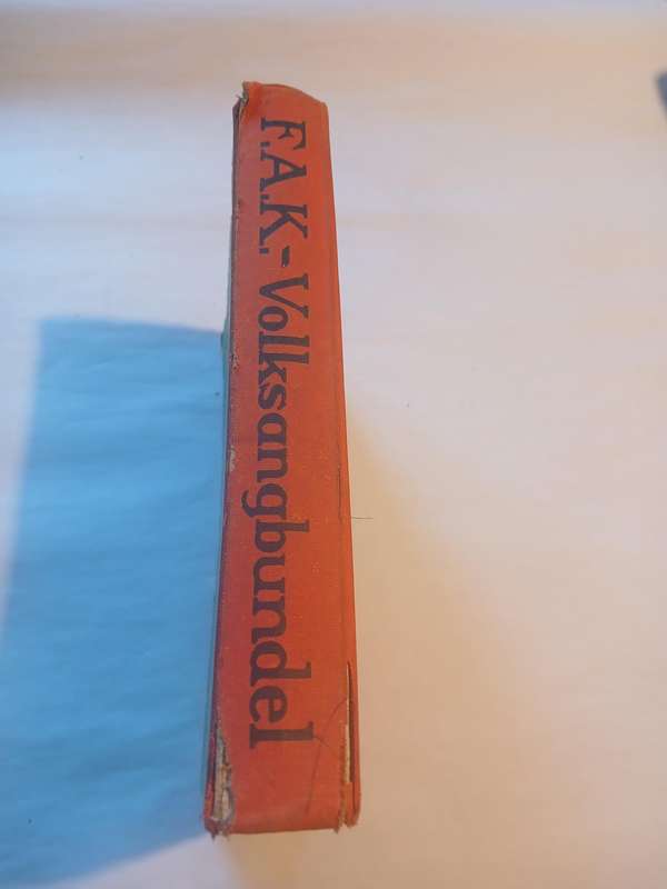 F.A.K. Volksangbundel vir Suid-Afrika, Agtste Uitgawe 1958 Hardcover