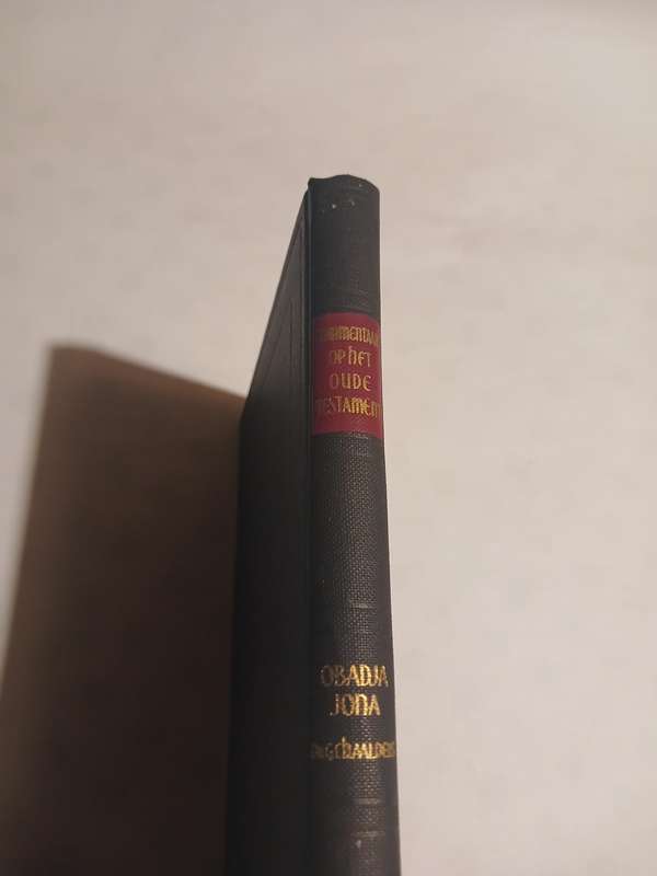 Commentaar op het Oude Testament, Obadja en Jona verklaard door Dr. G.CH. Aalders, 1958
