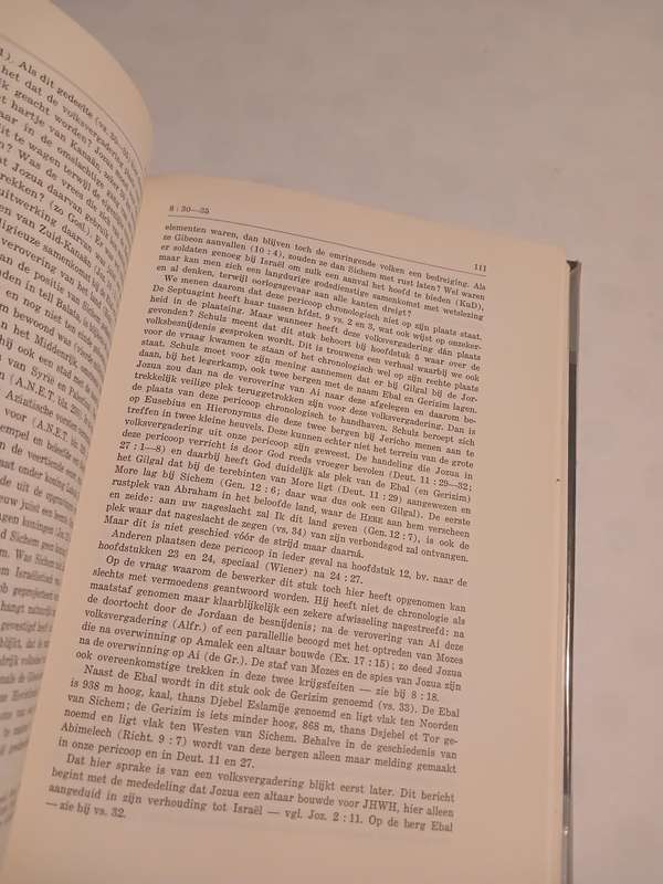 Commentaar op het Oude Testament, Het Boek Jozua verklaard door Dr. J.H. Kroeze, 1968
