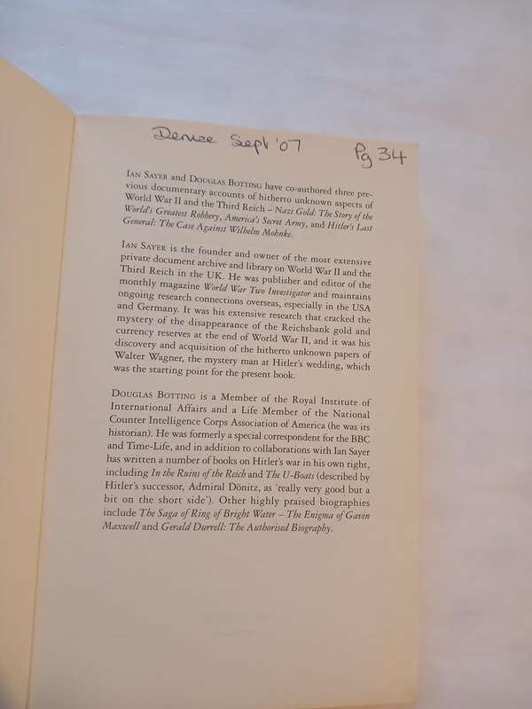 Hitler and Woman, The Love Life of Adolf Hitler by Ian Sayer and Douglas Botting