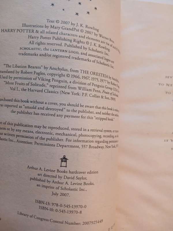 Harry Potter and the Deathly Hallows by J.K. Rowling