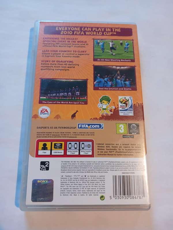 PSP, 2010 Fifa World Cup, South Africa