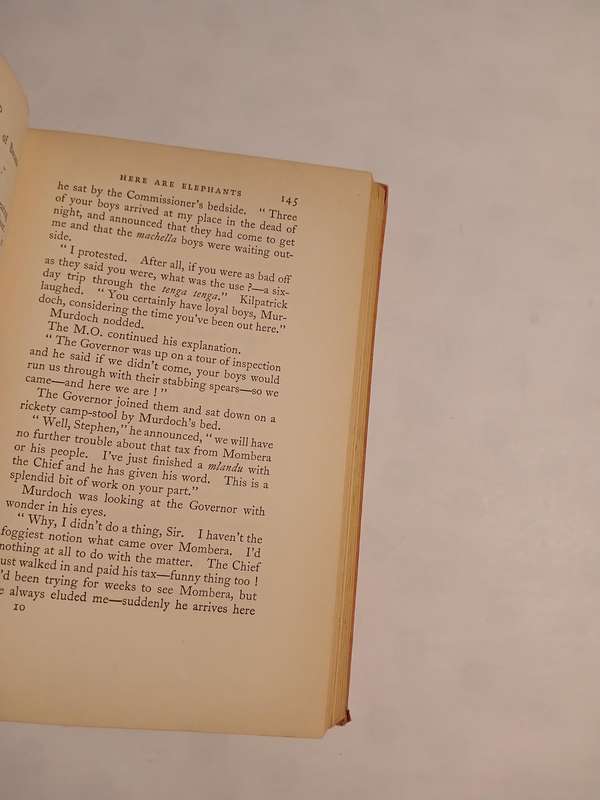 The White Leopard, A Tale of the African Bush by Inglis Fletcher, Hardcover 1931 First Edition