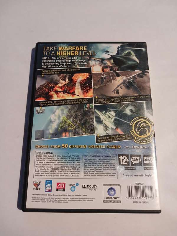 Tom Clancy's H.A.W.X PC DVD