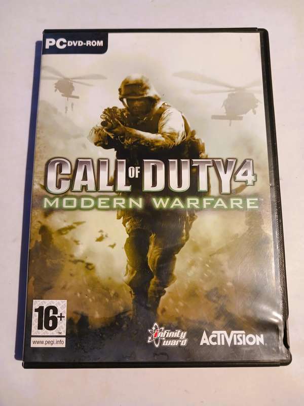 Call of Duty 4, Modern Warfare PC DVD