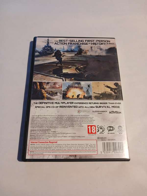 Call of Duty, Modern Warfare 3 PC DVD