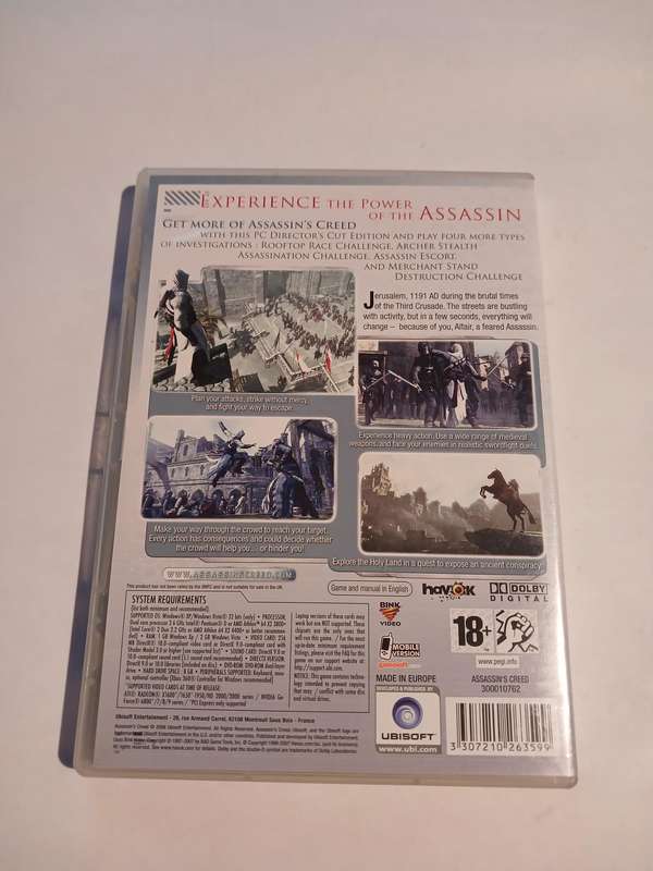 Assassin's Creed, Directors Cut Edition PC DVD