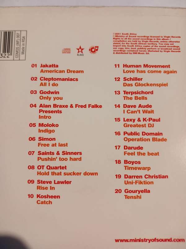 Clubber's Guide to...2001, Mixed by Derek 'The Bandit' CD