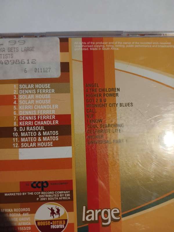 House Afrika Gets Large, Various CD