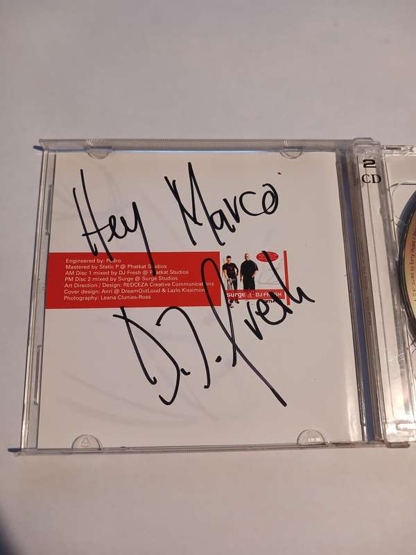 Surge & DJ Fresh AM:PM, 2 x CD, signed