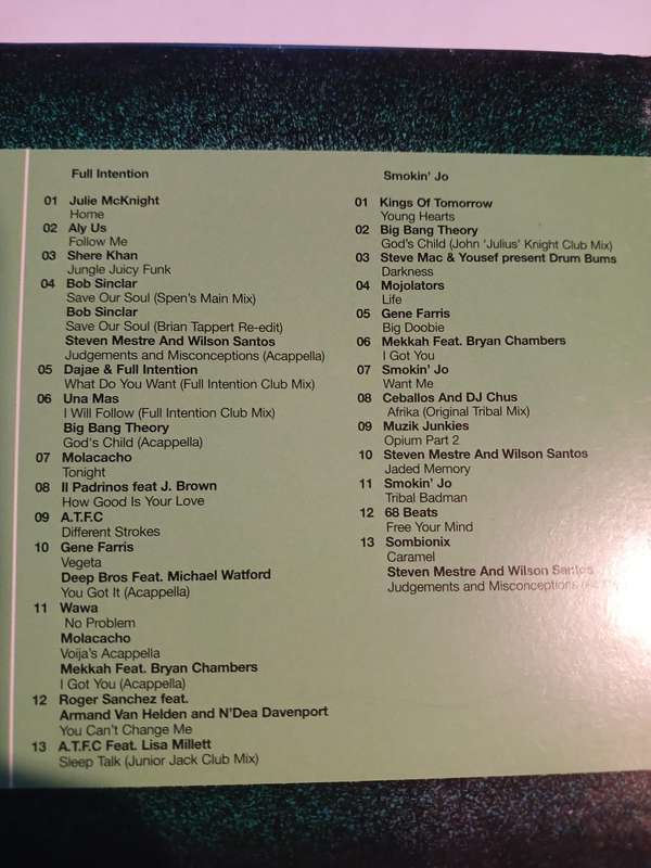 Defected Sessions mixed by Full Intention & Smokin Jo CD