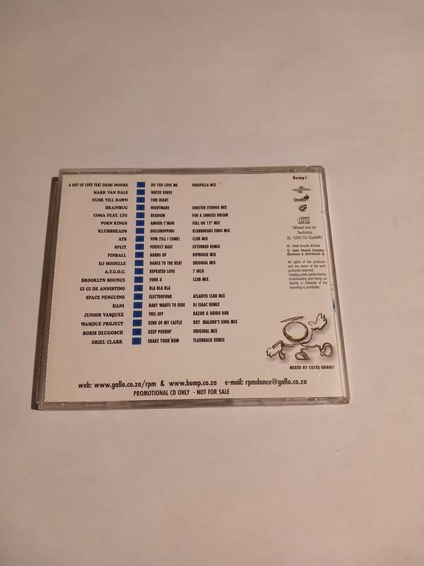 Bump 2000, Limited Edition, Promo mixed by DJ Costa CD