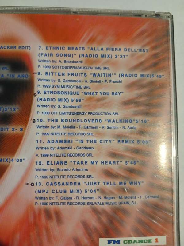FM CDANCE 3, CD