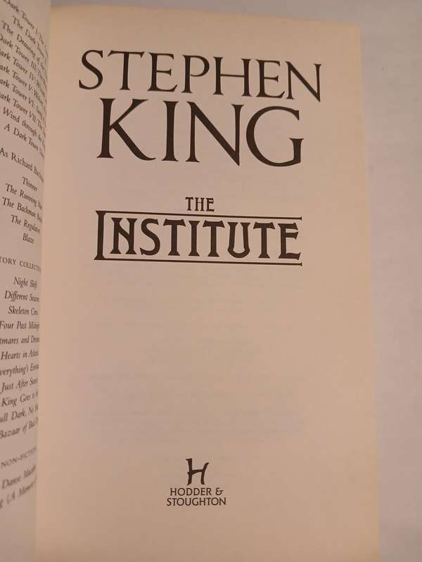 The Institute by Stephen King