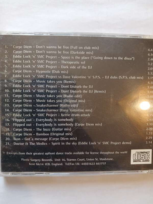 Plastic Surgery Records Album Sampler, Promo CD