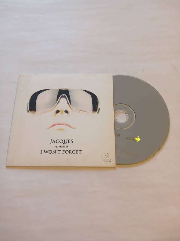 Jacques ft. Pebbles, I Won't Forget CD single, Promo