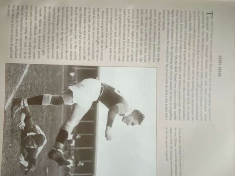 Rugby book - Springbok Rugby  - an illustrated history
